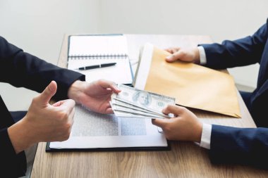 rüşvet ve yolsuzluk kavramı, bozuk işadamı mühürleme 