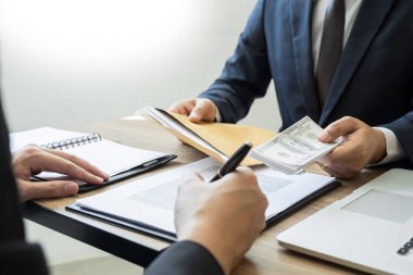 rüşvet ve yolsuzluk kavramı, bozuk işadamı mühürleme 