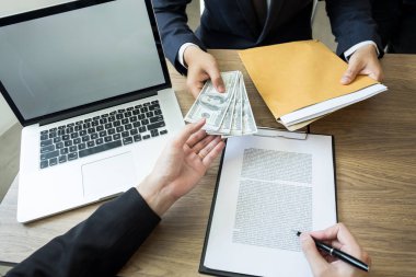 rüşvet ve yolsuzluk kavramı, bozuk işadamı mühürleme 