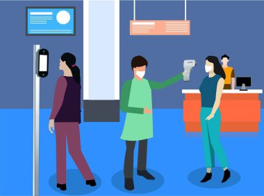 Termometre kullanmadan ya da daha az termometre ve yüz tanıma sistemi kullanılarak vücut sıcaklığı kontrolü