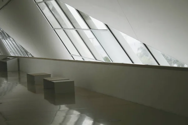 巴西里约热内卢 2018年8月5日 莫阿广场明日博物馆的内部 由建筑师圣地亚哥 卡拉特拉娃设计 — 图库照片
