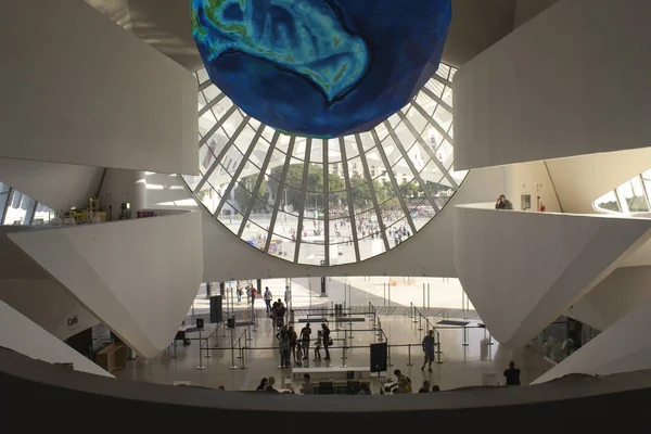 Rio Janeiro Brasilien Augusti 2018 Interiör Framtidens Museum Maua Square — Stockfoto