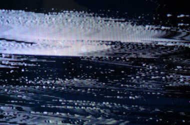 Arıza Tv ekranı. Orijinal analog Tv ekran hatası