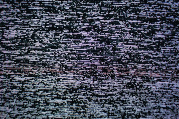 Glitch Screen Original Analog Error Screen — Stock Photo, Image