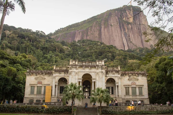 Rio Janeiro Brazylia Sierpnia 2019 Weathered Kolonialnej Architektury Publicznej Parque — Zdjęcie stockowe