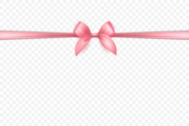 Hediye Dekorasyonu ve Paketleme Tasarımı için Fiyonklu Vektör Pembe Kurdele. Kutlama, etkinlik ve davetiye için Mavi Kurdele. Tatil kartı için Mavi Kurdele İllüstrasyonu, Sunum Paketi, Şablon Şablonu.