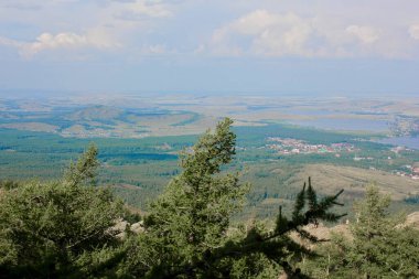 İnanılmaz dağ manzarası, doğal dış seyahat geçmişi. Güzellik dünyası.