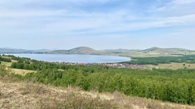 İnanılmaz dağ manzarası, doğal dış seyahat geçmişi. Güzellik dünyası.