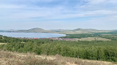 İnanılmaz dağ manzarası, doğal dış seyahat geçmişi. Güzellik dünyası.