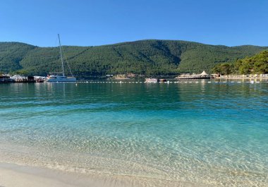 Cennet Adası, Kum Plajı Kristal berrak Turkuaz Suları