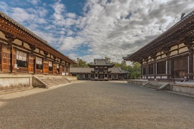 759 'da kurulan antik Toshodai-ji Budist tapınağı, Japonya' nın Nara kentindeki UNESCO Dünya Mirası Alanı