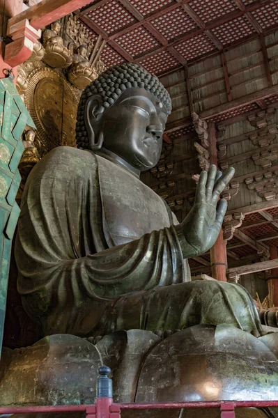 Nara Japan Maj 2018 Daibutsu Stor Bronsstaty Buddha Todai Templet — Stockfoto