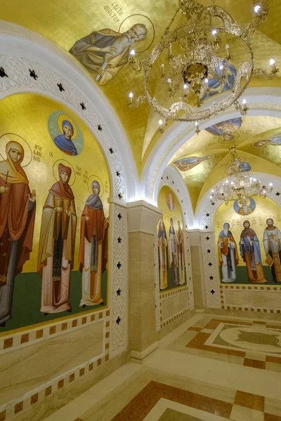 Belgrado Serbia Junio 2019 Cripta Iglesia San Sava Iglesia Ortodoxa —  Fotos de Stock