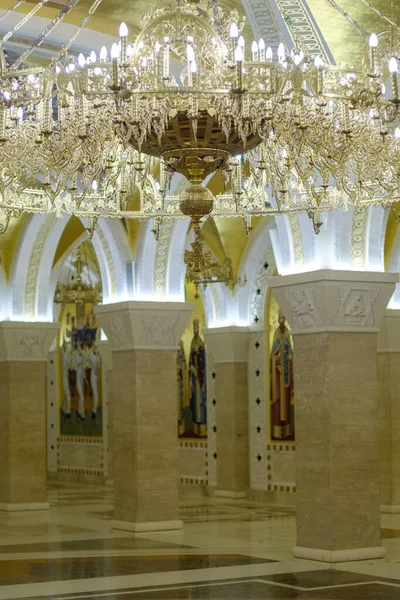 Belgrado Serbia Junio 2019 Cripta Iglesia San Sava Iglesia Ortodoxa —  Fotos de Stock