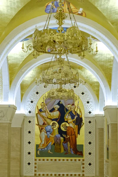 Belgrado Serbia Junio 2019 Cripta Iglesia San Sava Iglesia Ortodoxa —  Fotos de Stock