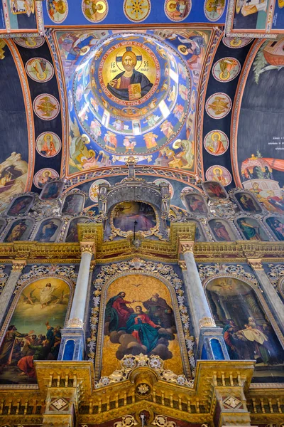 Kovilj Vojbodina Serbia 2019 Frescoes Kovilj Monastery Serbian Orthodox Monastery — 스톡 사진