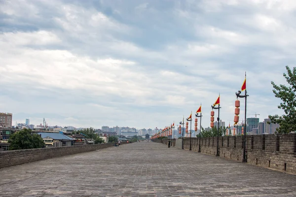Xian Shaanxi Province China August 2015 Τείχη Της Πόλης Xian — Φωτογραφία Αρχείου