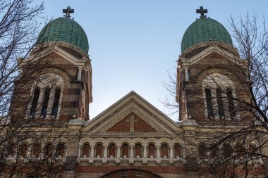 St. Joseph Katedrali (Xikai Kilisesi) Orta ticaret bölgesinde yer alan Roma Katolik Kilisesi ve eski Fransız Tianjin, Çin imtiyazlı
