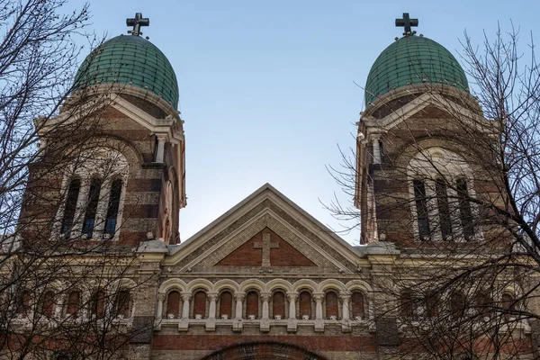 Kościół Rzymskokatolicki Józefa Xikai Church Położony Centralnej Dzielnicy Handlowej Byłej — Zdjęcie stockowe