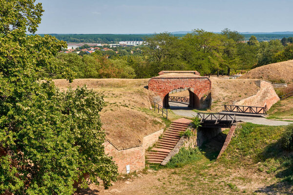 Petrovaradin Fortress in Novi Sad, Vojvodina province of Serbia