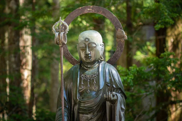 Buddhistická Socha Hřbitově Okunoin Koyasan Mount Koya Památka Světového Dědictví — Stock fotografie
