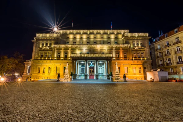 Belgrado Serbia Noviembre 2016 Antigua Residencia Real Del Palacio Belgrado — Foto de Stock