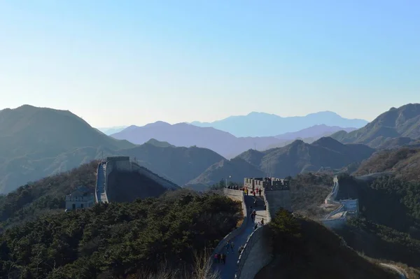 万里の長城の八達嶺地区 北京から北へ約70Km — ストック写真