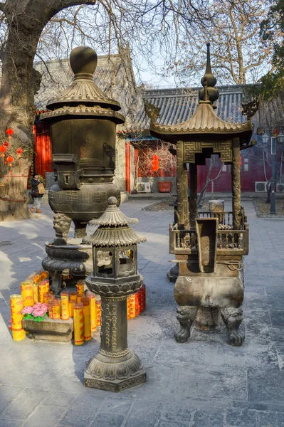 Beijing China Febrero 2014 Templo Fayuan Templo Del Origen Del — Foto de Stock