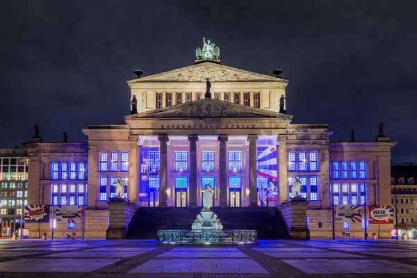 2017年2月16日 德国柏林广场的Konzerthaus Berlin音乐厅 — 图库照片