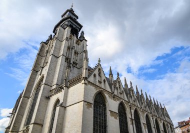 16 Temmuz 2025 'te Belçika' nın Brüksel Marolles semtindeki Katolik Kilisesi 'nde bulunan Kilisemizin Kilisesi' nde.