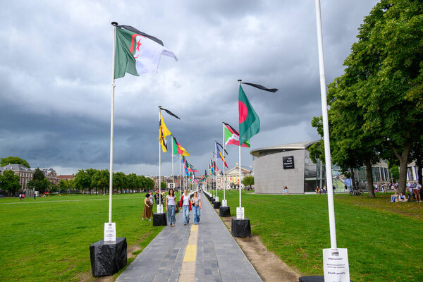 Zero Flags Project to reduce the number of countries where homosexuality is punishable by law, in Amsterdam, Netherlands on 21 July 2025