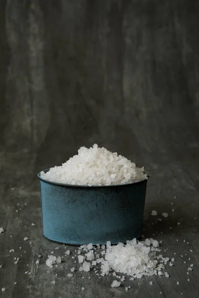 Ingerente Alimentos Salados Para Cocinar Sobre Fondo Piedra Mesa —  Fotos de Stock