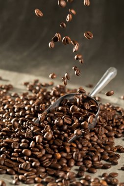 kahve çekirdeği yakın sabah uyanmak için içme Buhar dumanlı aroma kokusu kadar