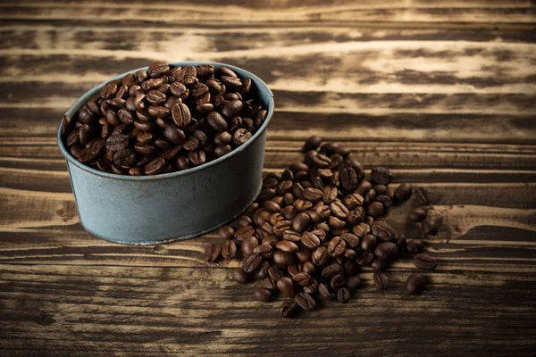 coffee beans good smell aroma drinking in morning on wood background