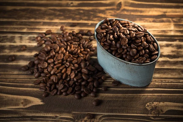 coffee beans good smell aroma drinking in morning on wood background