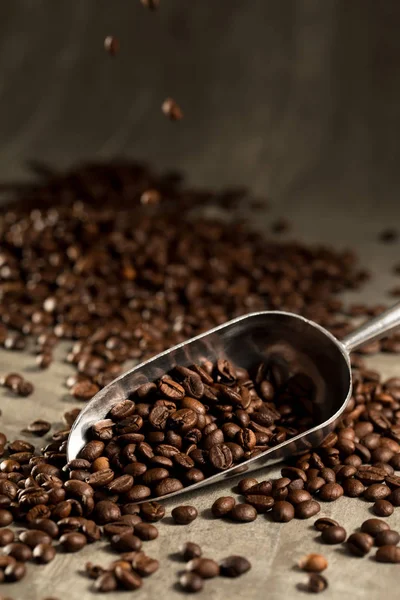Grãos Café Bom Cheiro Aroma Beber Manhã Para Acordar — Fotografia de Stock