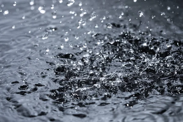 Gota Lluvia Salpicadura Agua — Foto de Stock