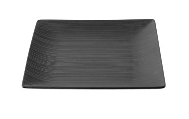 kırpma yolu ile beyaz arkaplanda izole siyah plaka