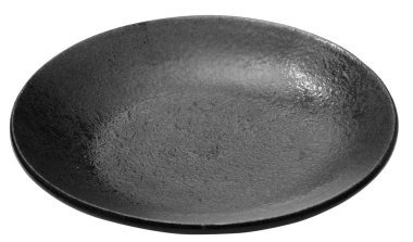 kırpma yolu ile beyaz arkaplanda izole siyah plaka