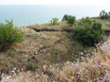 Sesmically tehlikeli bölgede dağ heyelan felaketi. Toprak, toprak engelleme yolun büyük katmanları kökenli büyük çatlaklar. İnsanlara heyelan pistlerinin dağın damming, ölümcül bir tehlike