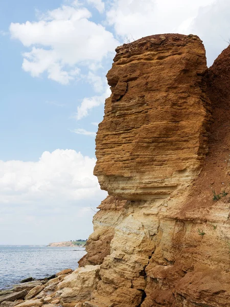 Desastre Deslizamiento Montaña Una Zona Sísmica Peligrosa Grandes Grietas Tierra — Foto de Stock