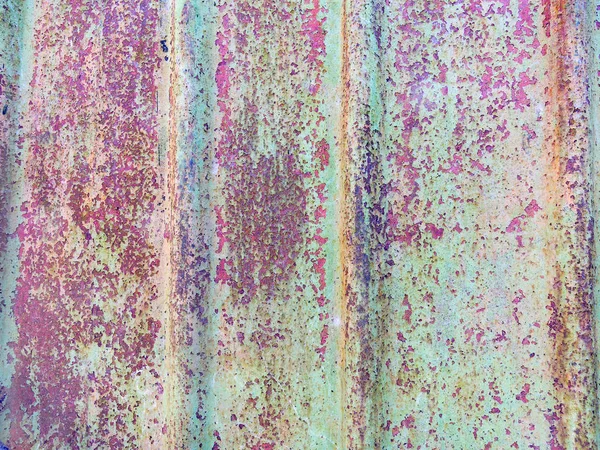Δημιουργικό Υπόβαθρο Από Σκουριασμένο Μέταλλο Βαμμένο Γκρι Χρώμα Απρόσεκτα Υπολείμματα — Φωτογραφία Αρχείου