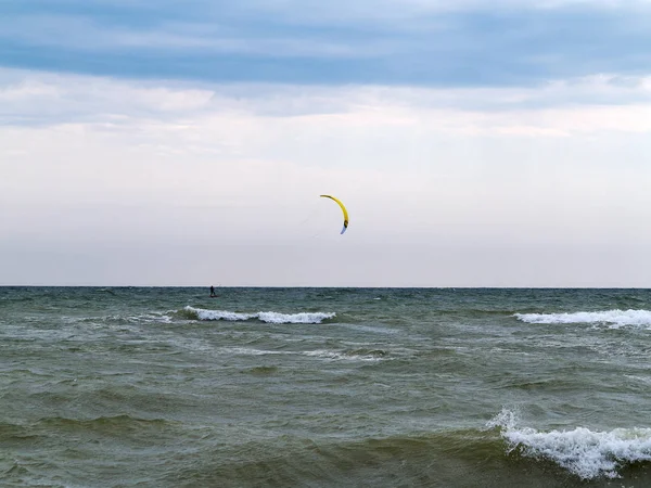 Paisaje Marino Relajante Con Amplio Horizonte Del Cielo Mar —  Fotos de Stock