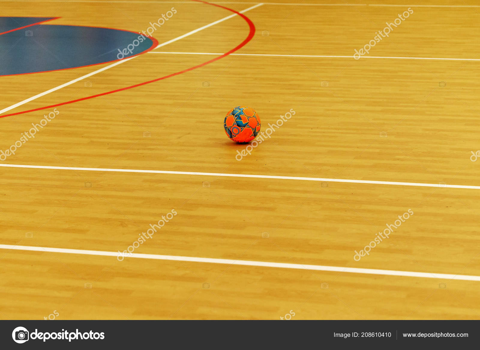 Gym Playing Futsal Mini Football Folded Wooden Parquet Field Hall