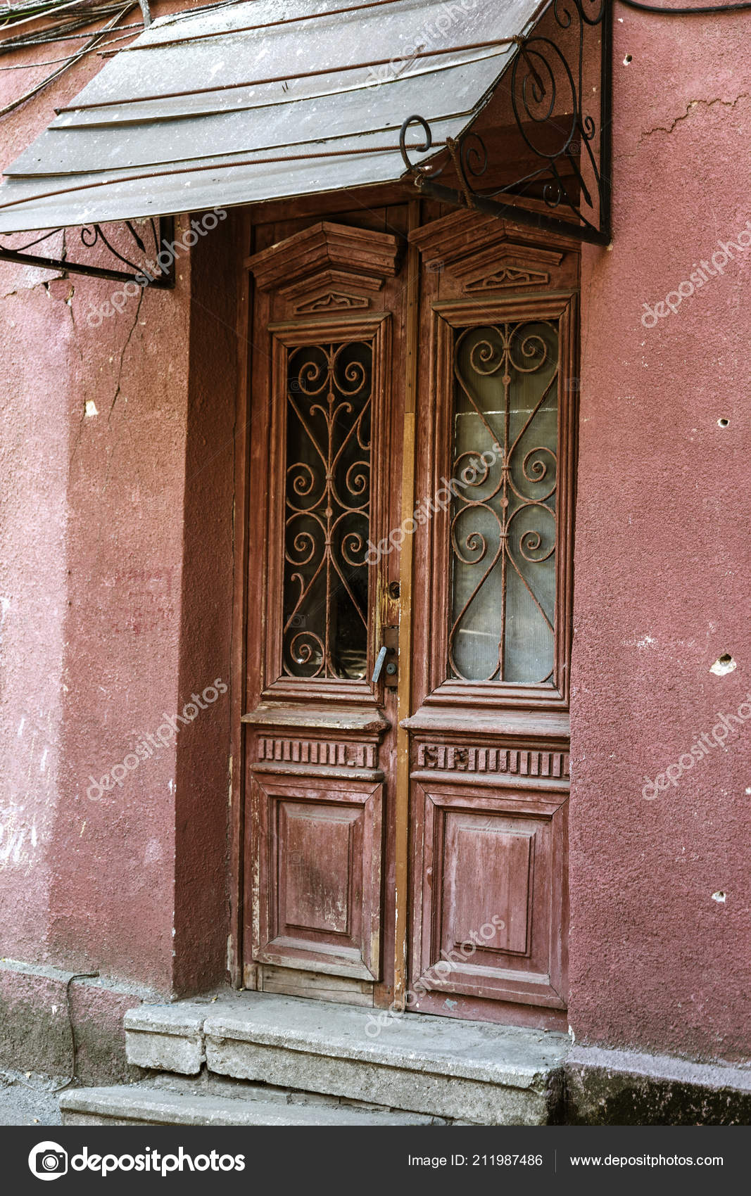 Old Wooden Door Ancient Antique Wooden Old Wall Ancient Decorative