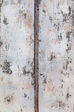 Ahşap kavramsal arka plan. Ahşap kurulların eski boyalı arka plan. Ahşap kalkan soyulması boya izleri eski bir kırık. Antik bir eski boyalı ahşap gürültü kalkan yüzeyi kavramı