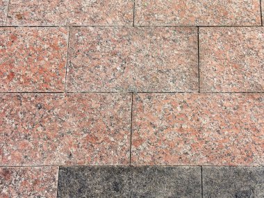 Kaldırım desen mermer plaka taş karo dış döşeme doku arka planını dış Teras, kapatmak, yüksek-anahtar sesi ve üstten görünüm