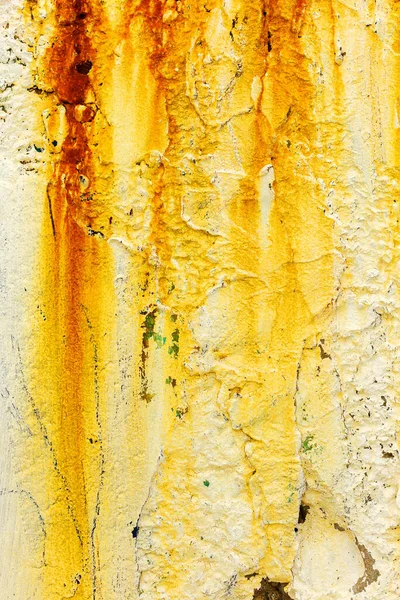 背景コンクリート壁 風化の痕跡 着用壁の損傷塗装古い塗料 塗装されたコンクリート表面上の古い塗料の遺跡 グラニーコンクリート表面 — ストック写真