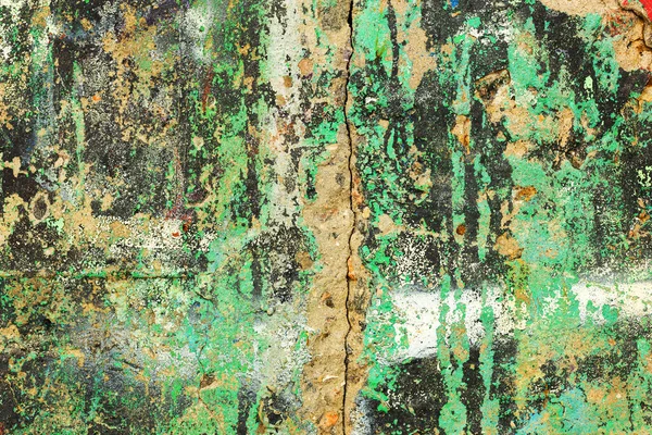 Abstraktní Kreativní Zázemí Chaotických Tahů Staré Popraskané Barvy Betonové Stěně — Stock fotografie