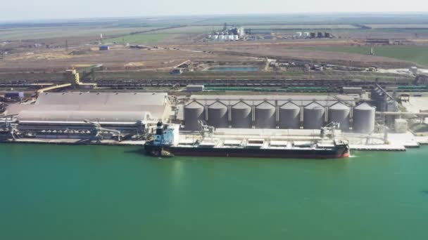 Odessa Ukraina Marca 2019 Logistyka Morskiego Komercyjnego Portu Przemysłowego Najlepszy — Wideo stockowe